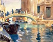 Ponte San Giuseppe di Castello, Venice - 约翰·辛格·萨金特